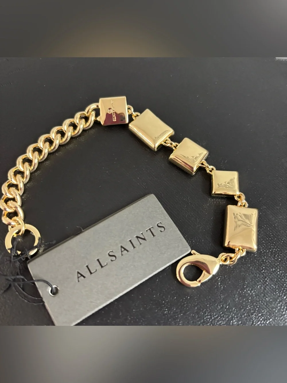AllSaints Geometric Crystal Bracelet